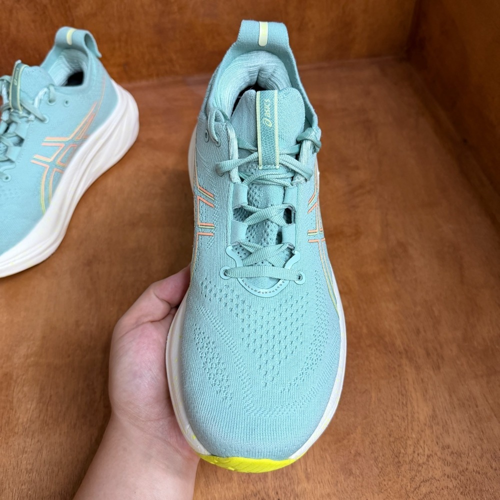 ASICS GEL-Nimbus 26 Running Shoes Womens Size 9 Light Celadon Sneaker 1012B601 - Picture 12 of 16